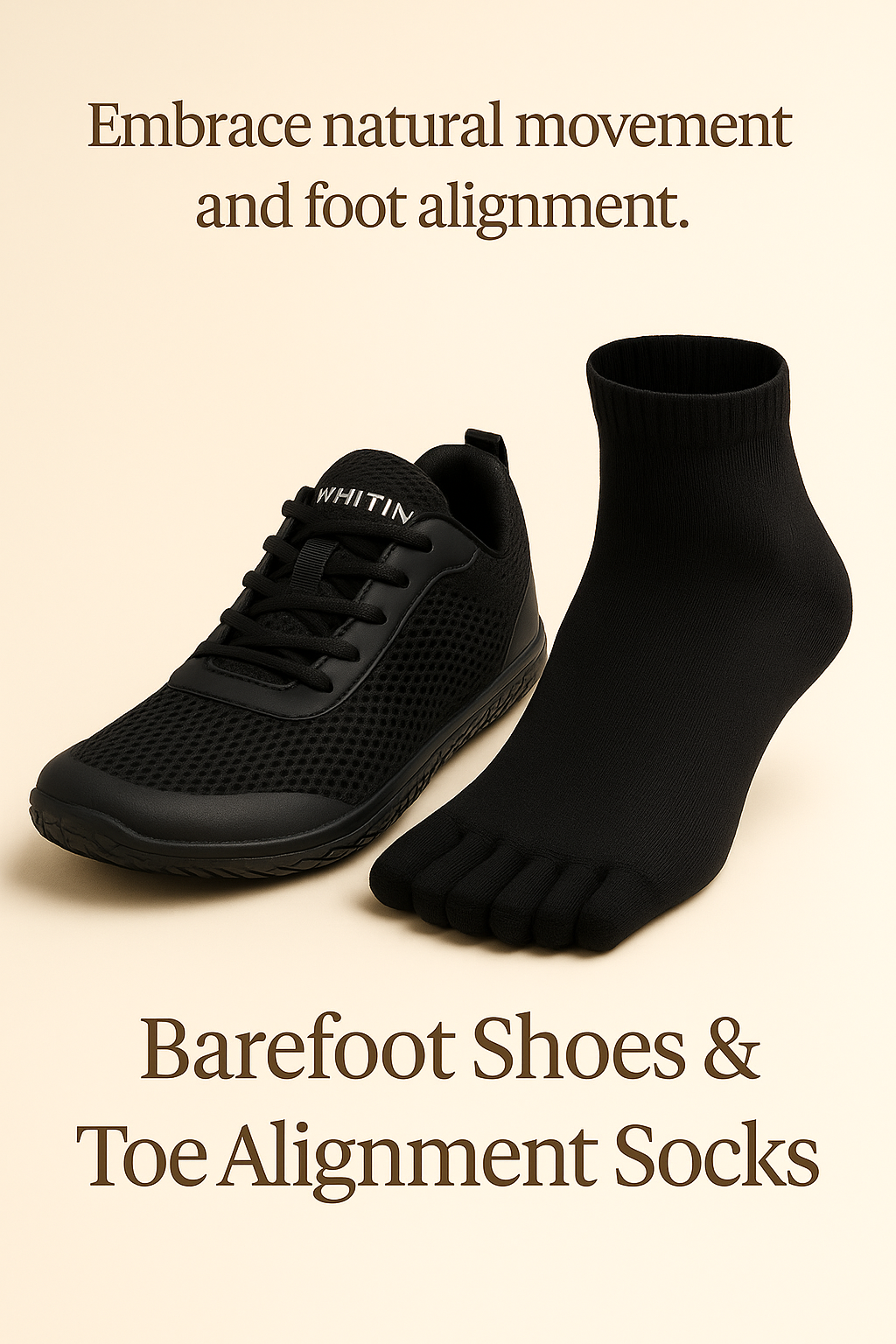 Barefoot Shoes with Toe socks