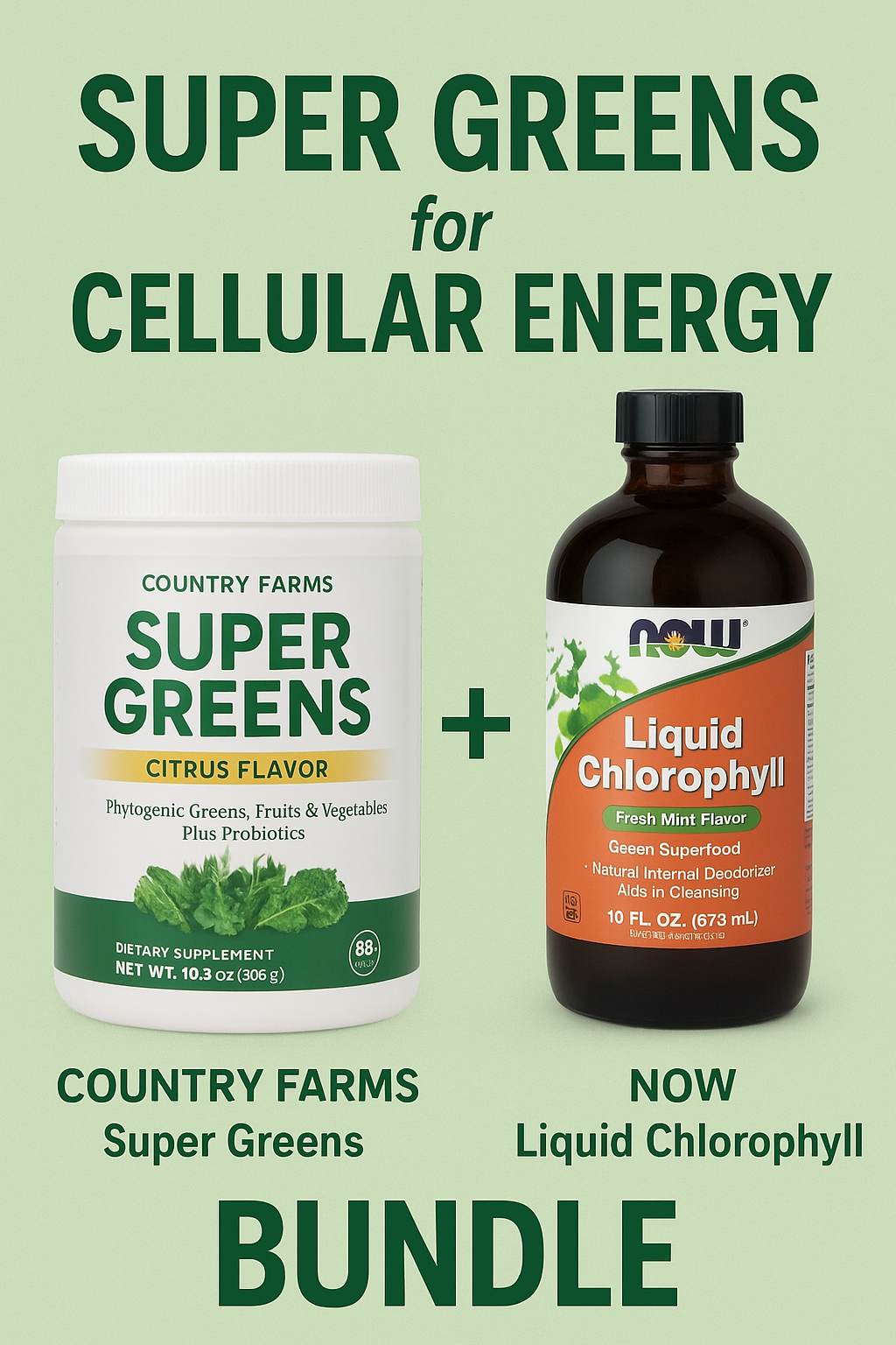 Super greens for cellular energy